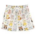 thumbnail image 1 of joogoo Boys Swim Trunks Cartoon Fox Rabbit Animals Beach Board Shorts Drawstring Swimsuit 5T, 1 of 6