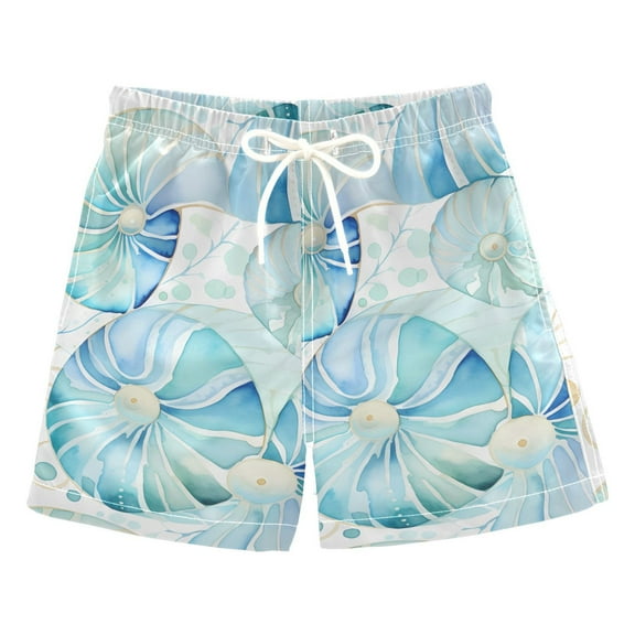 joogoo Boys Swim Trunks Conches Beach Board Shorts Drawstring Swimsuit 5T