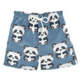 thumbnail image 1 of joogoo Boys Swim Trunks Cute Panda Beach Board Shorts Drawstring Swimsuit S, 1 of 6
