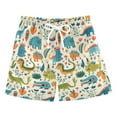 thumbnail image 1 of joogoo Boys Swim Trunks Dinosaurs Cartoon Floral Beach Board Shorts Drawstring Swimsuit 3T, 1 of 6