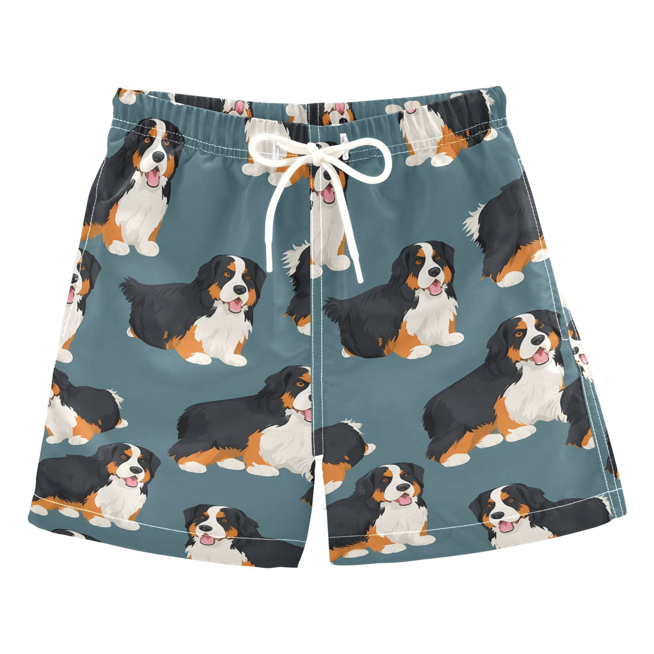 Boys Swim Trunk - Watercolor Dogs main image 1