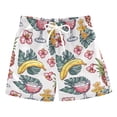 thumbnail image 1 of joogoo Boys Swim Trunks Pineapple and Palm Leaves Beach Board Shorts Drawstring Swimsuit S, 1 of 6