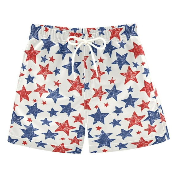 joogoo Boys Swim Trunks Star Beach Board Shorts Drawstring Swimsuit 3T