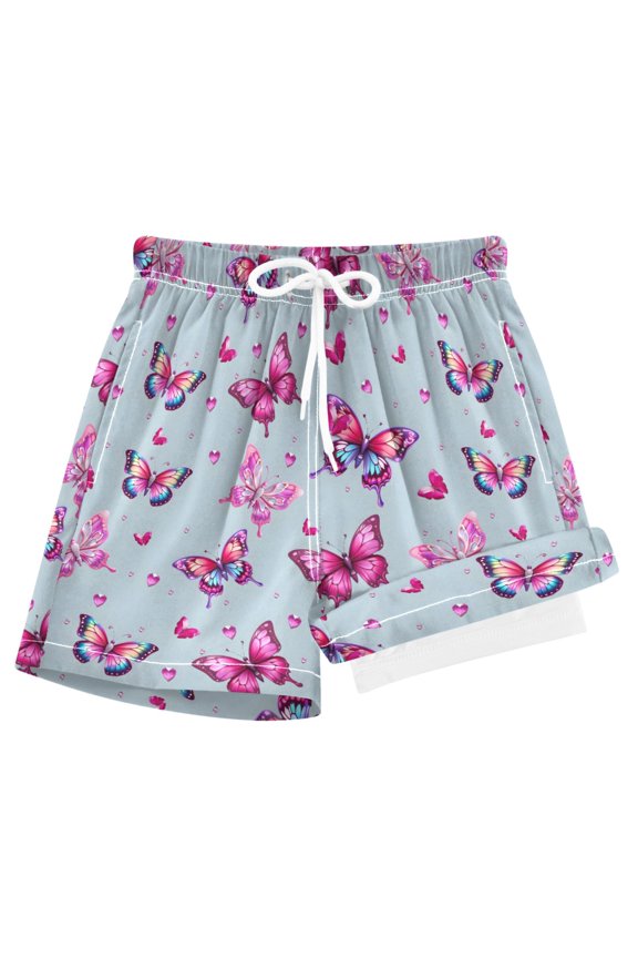 Butterfly Beautiful Boys Swim Trunks Beach Swimsuit Shorts Boxer 7Y
