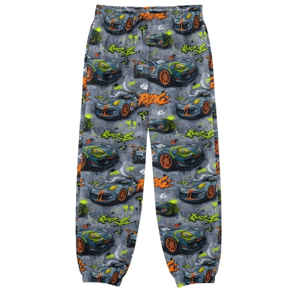 joogoo Car Racing Cartoon Boys' Sweatpants Jogger Pants 4T