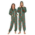 thumbnail image 1 of joogoo Cardinal Bows Snowflakes Unisex Adults Onesies Pajamas Jumpsuits L, 1 of 7