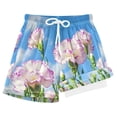 thumbnail image 1 of joogoo Carnation Flowers Boys Swim Trunks Beach Swimsuit Shorts Boxer 9-11Y, 1 of 8