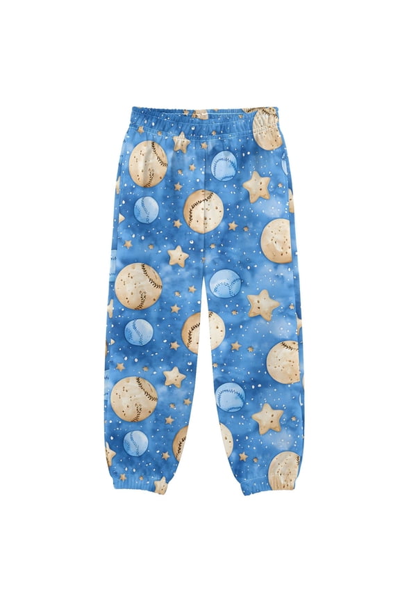 Cartoon Baseball Stars Boys' Sweatpants Jogger Pants 4T