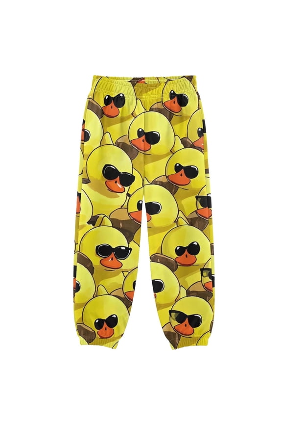 Cartoon Cute Ducks Boys' Sweatpants Jogger Pants 4T