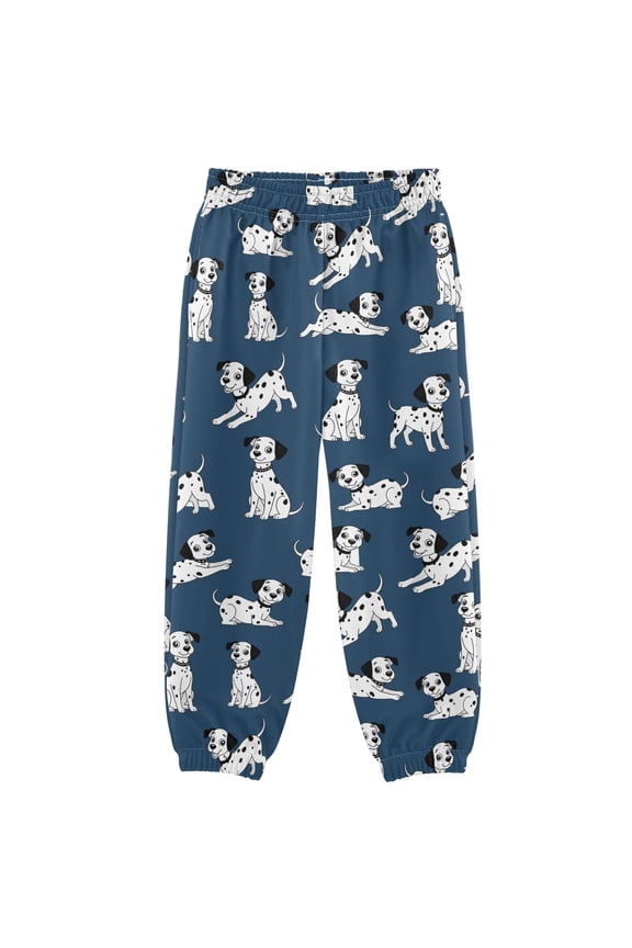 Cartoon Dalmatian Dog Boys' Sweatpants Jogger Pants 3T