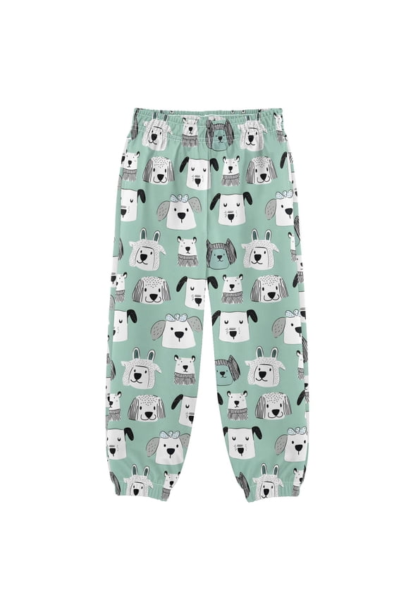 Cartoon Dogs Doodle-p1 Boys' Sweatpants Jogger Pants 3T