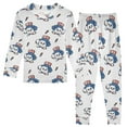 thumbnail image 1 of joogoo Cartoon Dogs Head 2 Piece Long Sleeve Tee and Pants Cotton Pajama Set 4T, 1 of 7