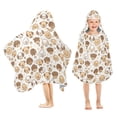thumbnail image 1 of joogoo Cartoon Dogs and Paw Kids Hooded Beach Towel Baby Bath Towel 23.5"x50", 1 of 7