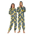 thumbnail image 1 of joogoo Cartoon Duck Flowers Unisex Adults Onesies Pajamas Jumpsuits L, 1 of 7