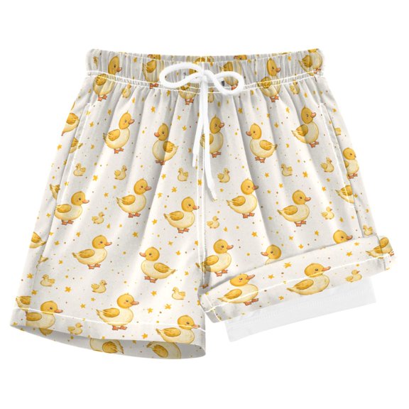 joogoo Cartoon Ducks Cute Boys Swim Trunks Beach Swimsuit Shorts Boxer 7Y