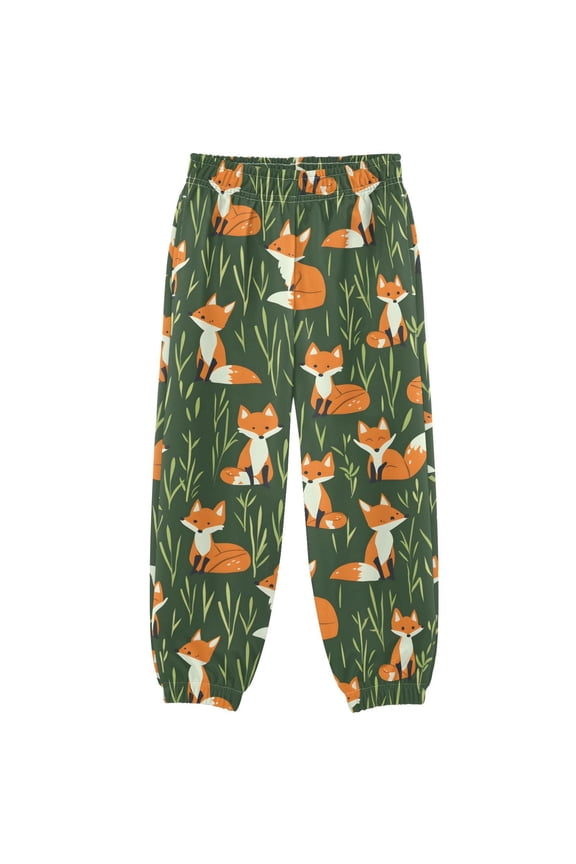 Cartoon Foxes Boys' Sweatpants Jogger Pants 4T