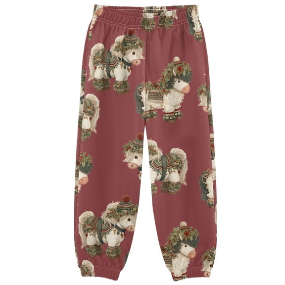 joogoo Cartoon Horses Boys' Sweatpants Jogger Pants 3T