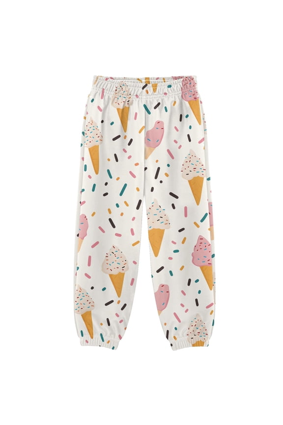 Cartoon Ice Cream Boys' Sweatpants Jogger Pants 4T