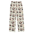 thumbnail image 1 of joogoo Cartoon Pandas Pajama Pants Pj Bottoms Sleepwear Lounge L, 1 of 9