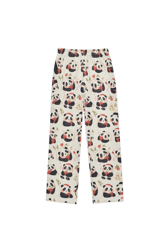 Cartoon Pandas Pajama Pants Pj Bottoms Sleepwear Lounge L