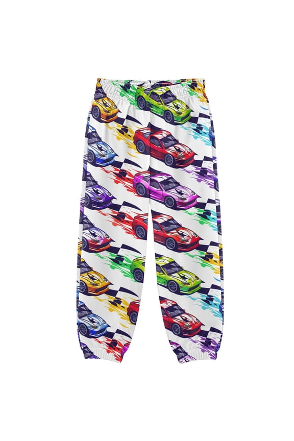 Cartoon Race Cars Boys' Sweatpants Jogger Pants 4T