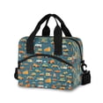 thumbnail image 1 of joogoo Cartoon Truck Cars Insulated Lunch Bags Reusable Cooler Box with Shoulder Strap, 1 of 6