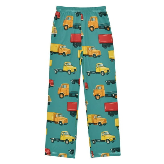joogoo Cartoon Trucks Vehicle-t2 Pajama Pants Pj Bottoms Sleepwear Lounge XL