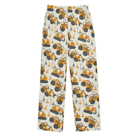 joogoo Cartoon Vehicles Trucks Pajama Pants Pj Bottoms Sleepwear Lounge XL