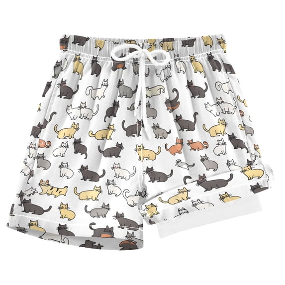 joogoo Cat Pattern Boys Swim Trunks Beach Swimsuit Shorts Boxer 5-6T