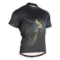 thumbnail image 1 of joogoo Cat at Starry Pattern Men's Cycling Jerseys Mountain Bike Short Sleeve Tops L, 1 of 7