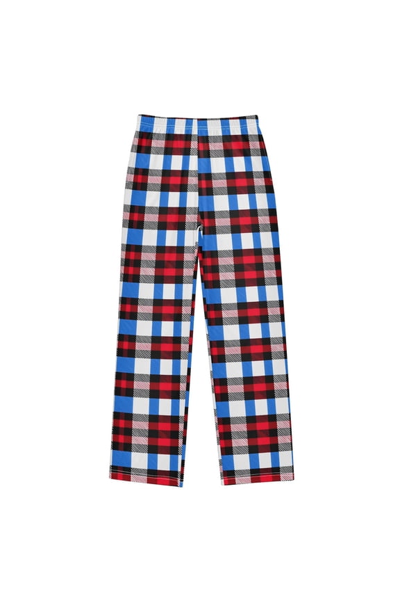 Checkered Grid-b2 Pajama Pants Pj Bottoms Sleepwear Lounge XL
