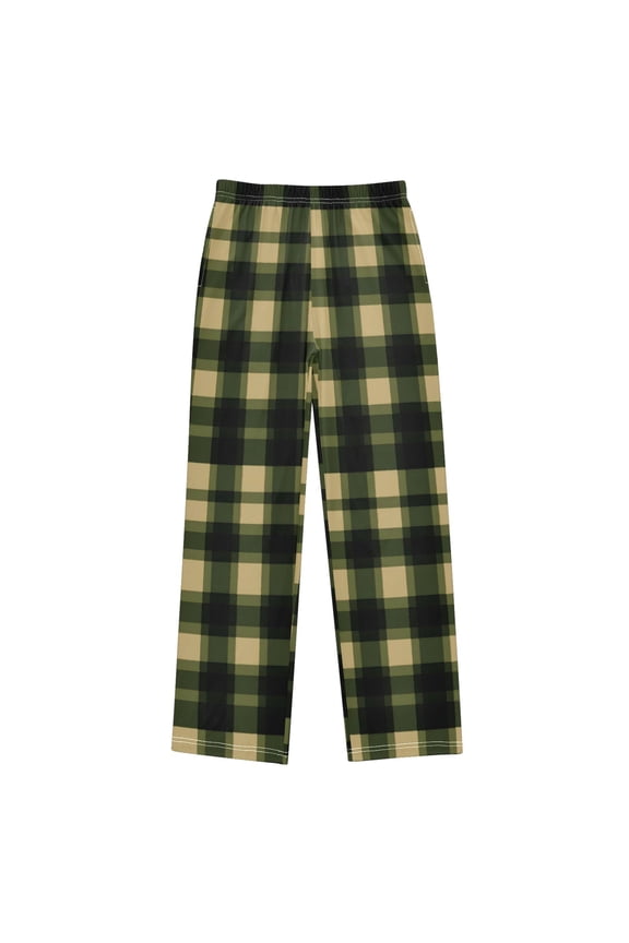 Checkered Grid-d5 Pajama Pants Pj Bottoms Sleepwear Lounge XL