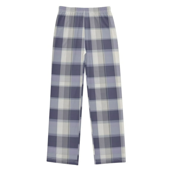 joogoo Checkered Plaid-a3 Pajama Pants Pj Bottoms Sleepwear Lounge M