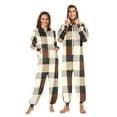 thumbnail image 1 of joogoo Checkered Unisex Adults Onesies Pajamas Jumpsuits M, 1 of 7