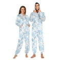 thumbnail image 1 of joogoo Cherry Blossom Blue Unisex Adults Onesies Pajamas Jumpsuits L, 1 of 7