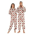 thumbnail image 1 of joogoo Cherry Fruits Bow Unisex Adults Onesies Pajamas Jumpsuits L, 1 of 7