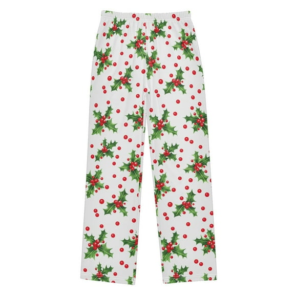 joogoo Christmas Fir Berry Pajama Pants Pj Bottoms Sleepwear Lounge S