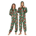 thumbnail image 1 of joogoo Christmas Hat Green Unisex Adults Onesies Pajamas Jumpsuits L, 1 of 7