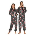thumbnail image 1 of joogoo Christmas Santa Claus Skating Unisex Adults Onesies Pajamas Jumpsuits L, 1 of 7
