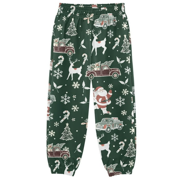 joogoo Christmas Tree Reindeer Boys' Sweatpants Jogger Pants 5-6Y