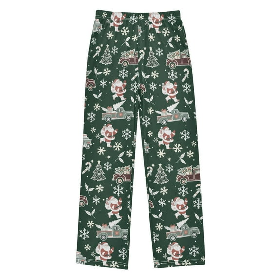 joogoo Christmas Tree Reindeer Pajama Pants Pj Bottoms Sleepwear Lounge L