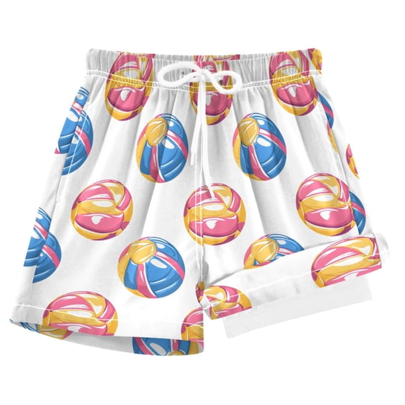joogoo Colorful Beach Balls Boys Swim Trunks Beach Swimsuit Shorts Boxer 12-13Y