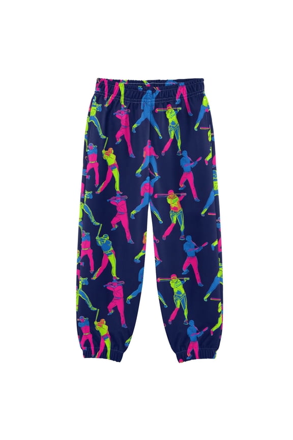 Cool Baseball Players Boys' Sweatpants Jogger Pants 3T