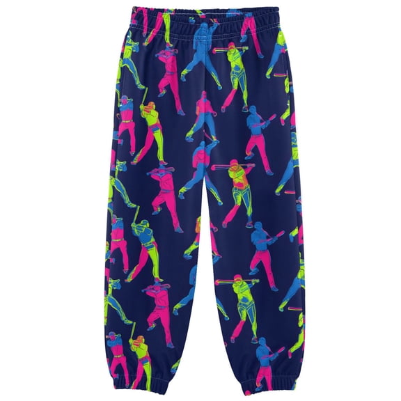 joogoo Cool Baseball Players Boys' Sweatpants Jogger Pants 9-10Y