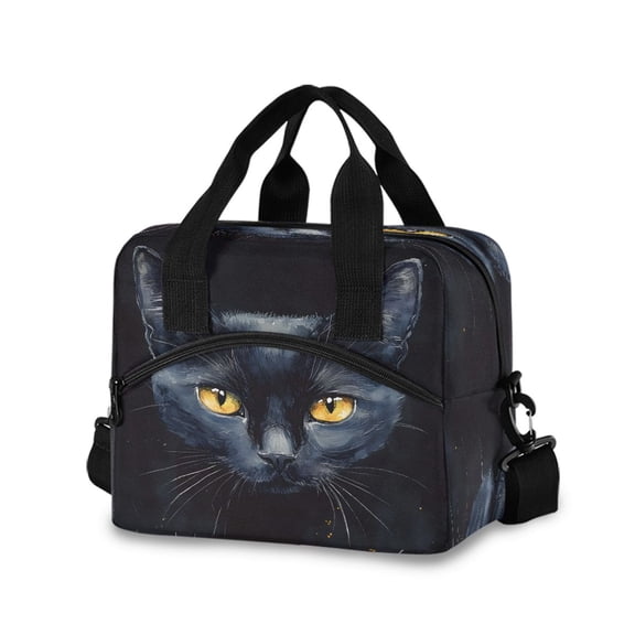 joogoo Cool Cat Insulated Lunch Bags Reusable Cooler Box with Shoulder Strap