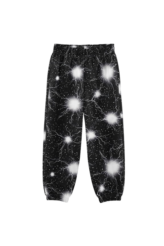 Cool Lightning Pattern Boys' Sweatpants Jogger Pants 4T