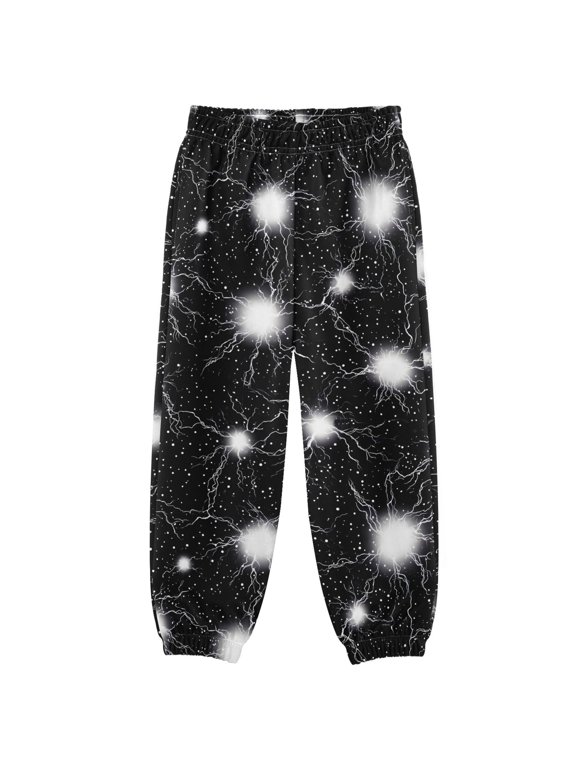 Cool Lightning Pattern Boys' Sweatpants Jogger Pants 9-10Y