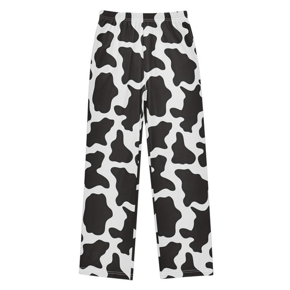 joogoo Cow Print Pajama Pants Pj Bottoms Sleepwear Lounge L