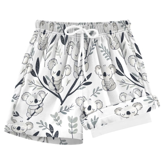 joogoo Cute Bear on Branch Boys Swim Trunks Beach Swimsuit Shorts Boxer 7Y