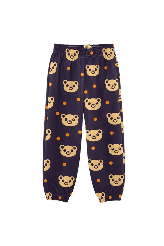 Cute Bears Dots Boys' Sweatpants Jogger Pants 4T